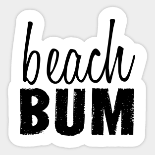 Beach Bum Sticker